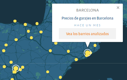 Web de Fincas y casas zoom de Barcelona